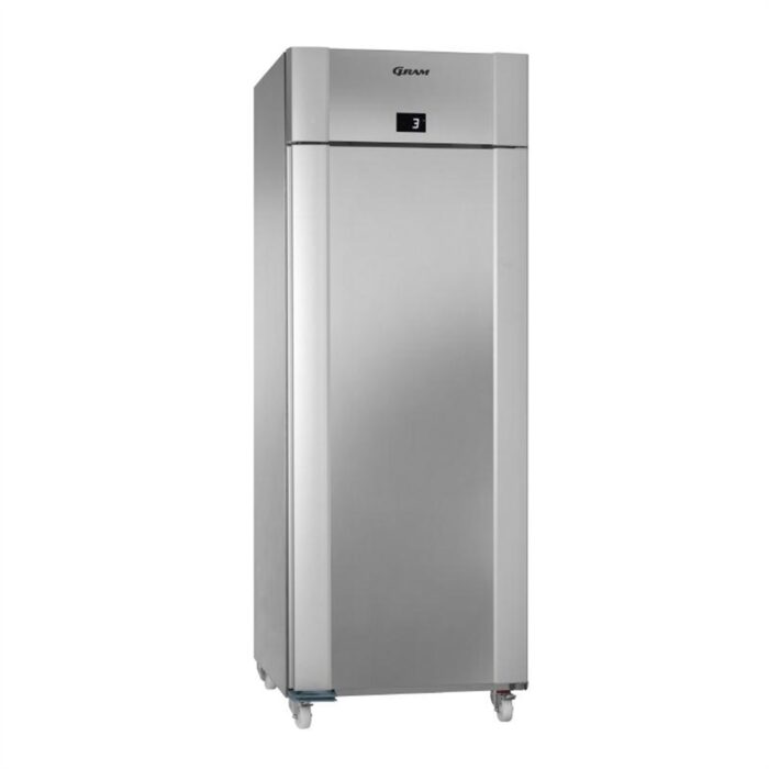 Gram Eco Twin 1 Door 601Ltr Freezer Stainless Steel F 82 CCG C1 4N