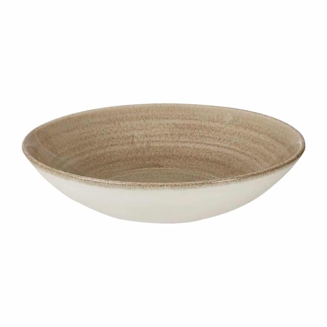 Churchill Stonecast Patina Antique Coupe Bowls Taupe 182mm