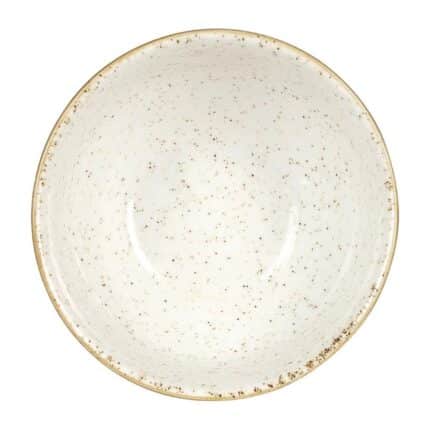 Churchill Stonecast Round Soup Bowls Barley White 132mm