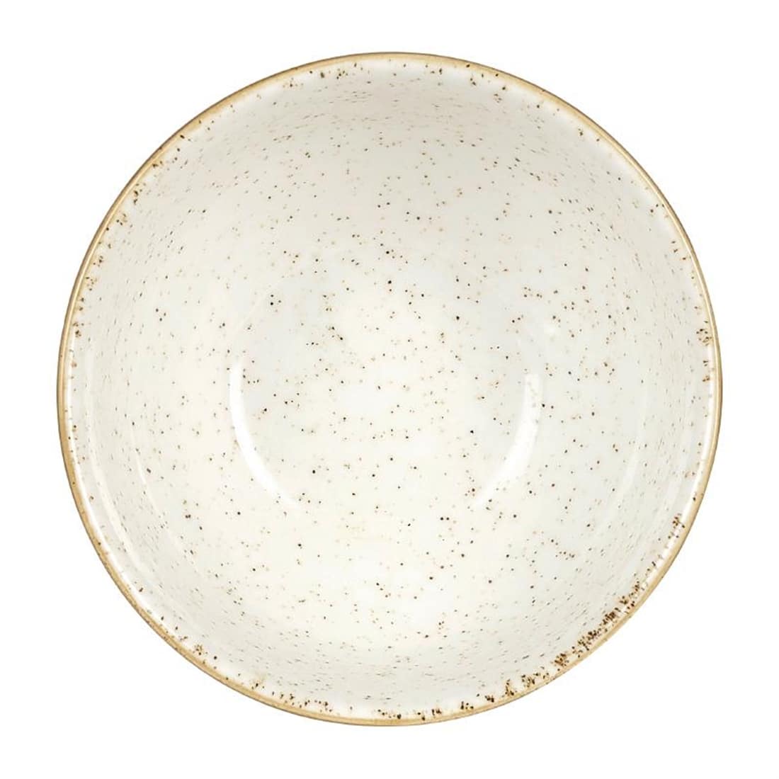 Churchill Stonecast Round Soup Bowls Barley White 132mm