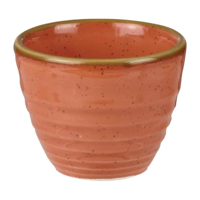 Churchill Stonecast Spiced Orange Ripple Dip Pots 57oz