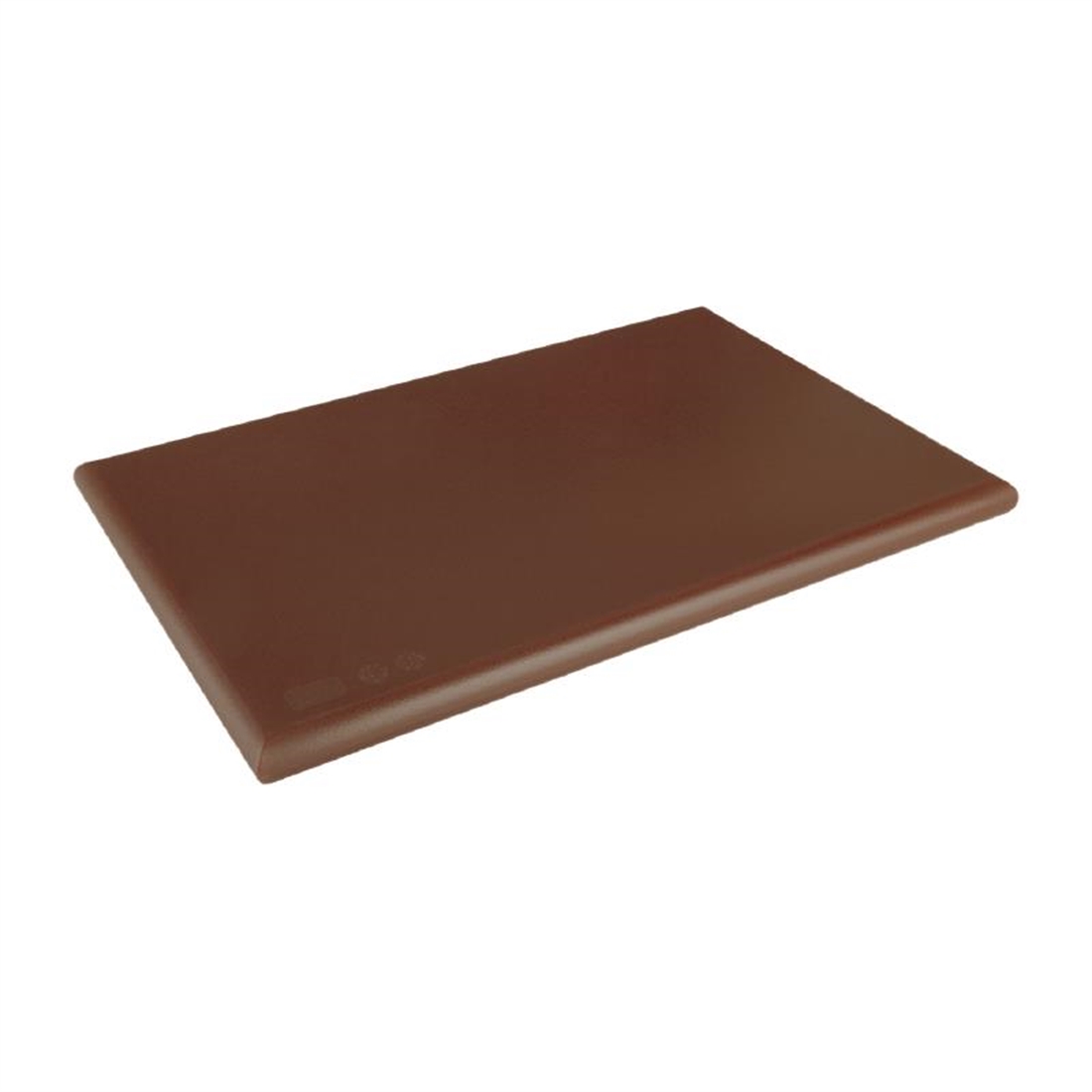 Hygiplas Extra Thick High Density Brown Chopping Board