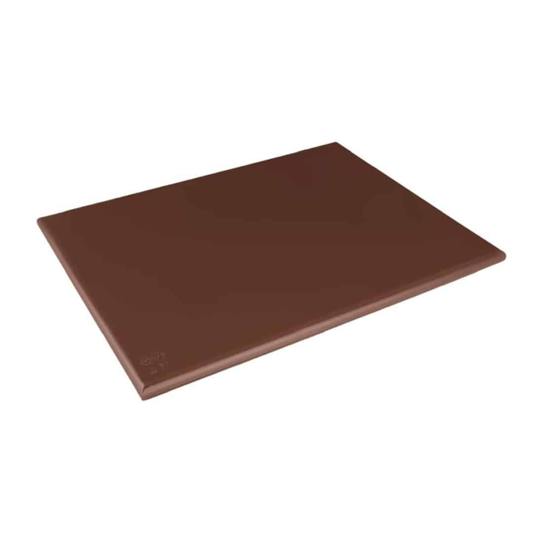 Hygiplas Extra Large High Density Brown Chopping Board