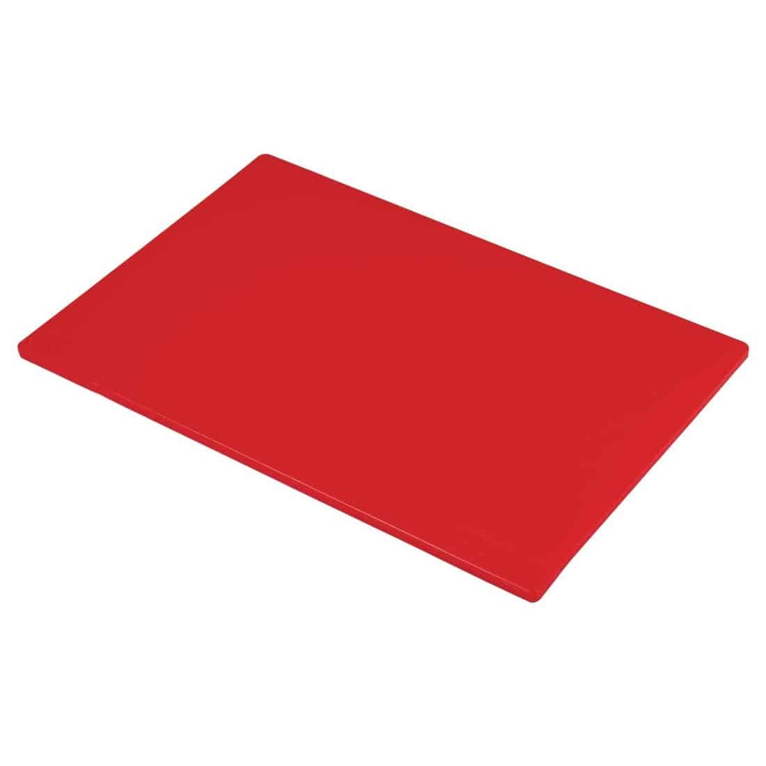 Hygiplas Standard Low Density Red Chopping Board