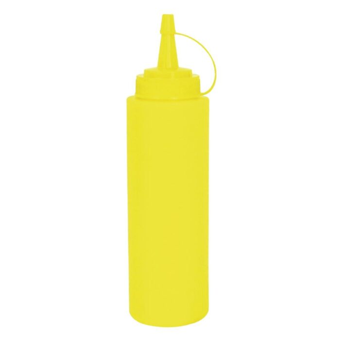 Vogue Yellow Squeeze Sauce Bottle 24oz