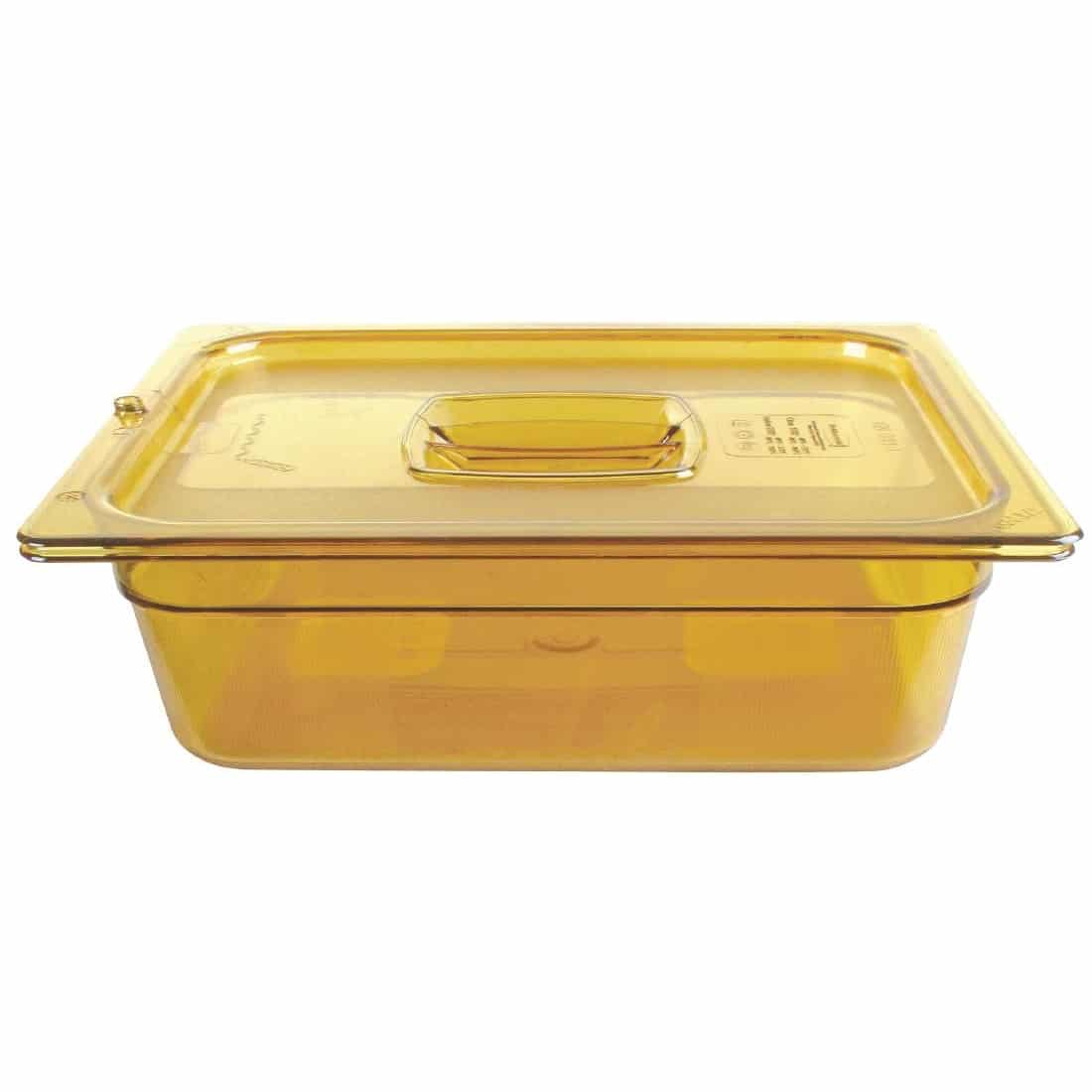 Rubbermaid Polycarbonate 1/2 Gastronorm Container 100mm