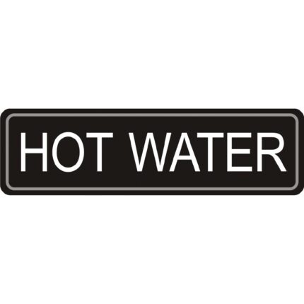 Airpot Hot Water Label