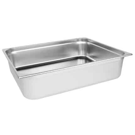 Vogue Stainless Steel 2/1 Double Size Gastronorm Pan 150mm