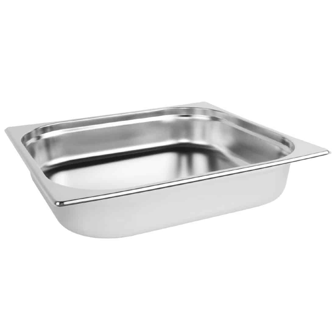 Vogue Stainless Steel 2/3 Gastronorm Pan 65mm