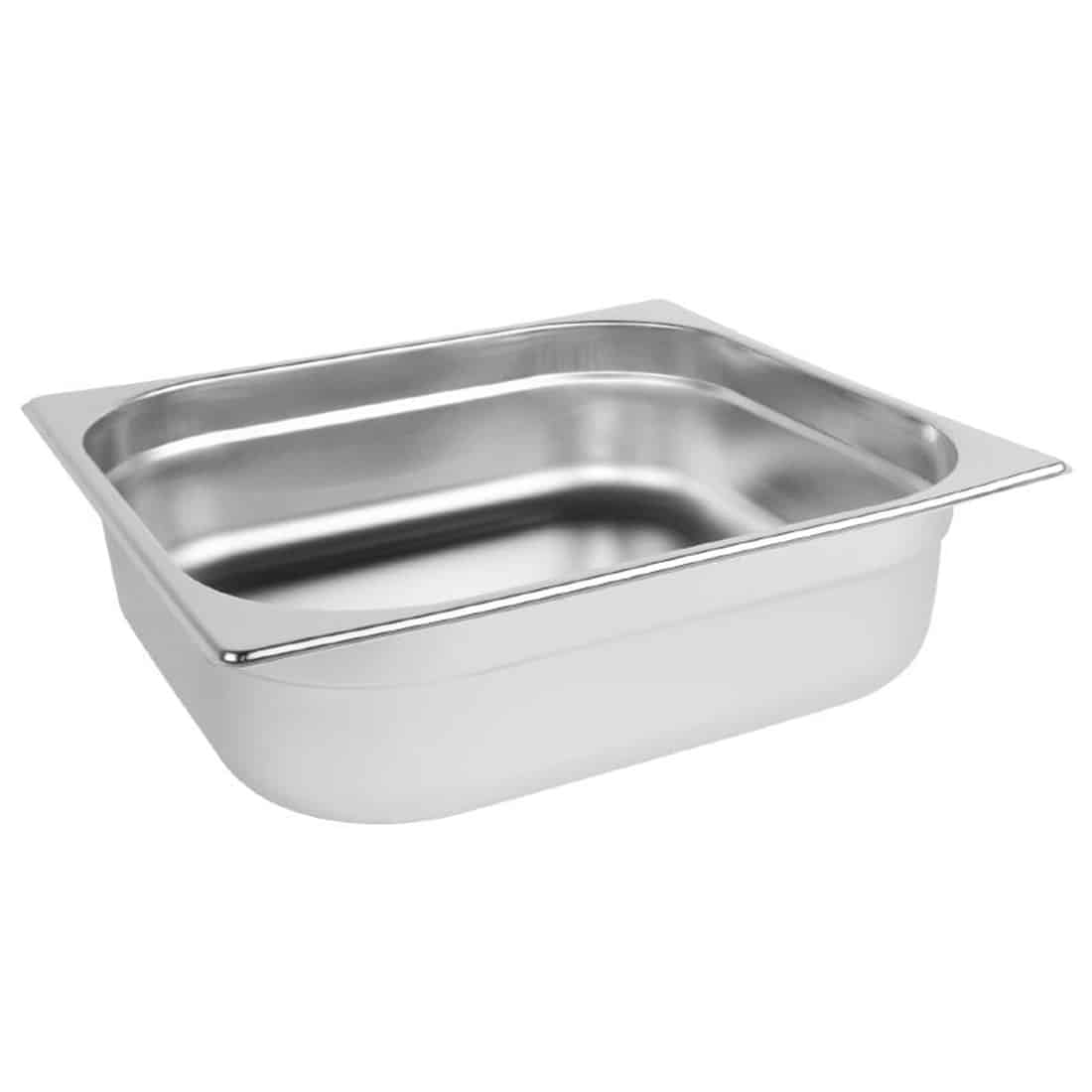 Vogue Stainless Steel 2/3 Gastronorm Pan 100mm