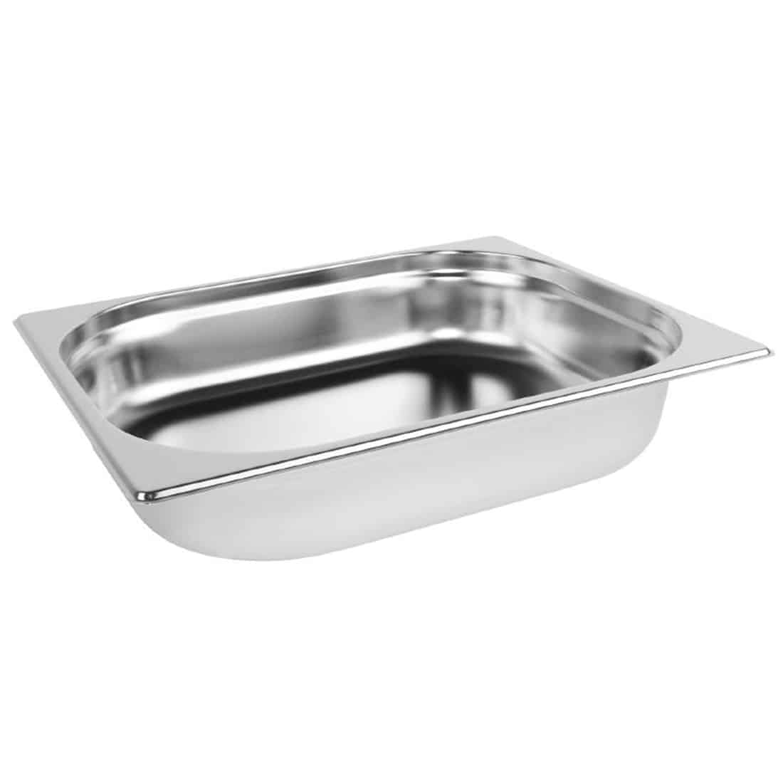 Vogue Stainless Steel 1/2 Gastronorm Pan 65mm