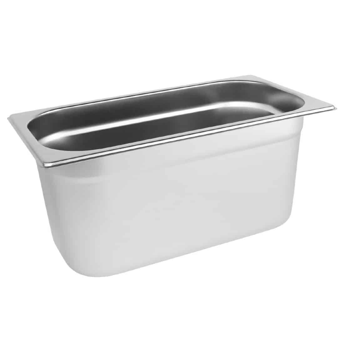 Vogue Stainless Steel 1/3 Gastronorm Pan 150mm