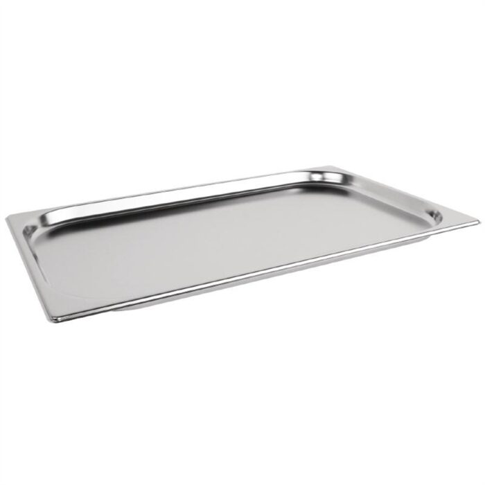 Vogue Stainless Steel 1/1 Gastronorm Pan 20mm