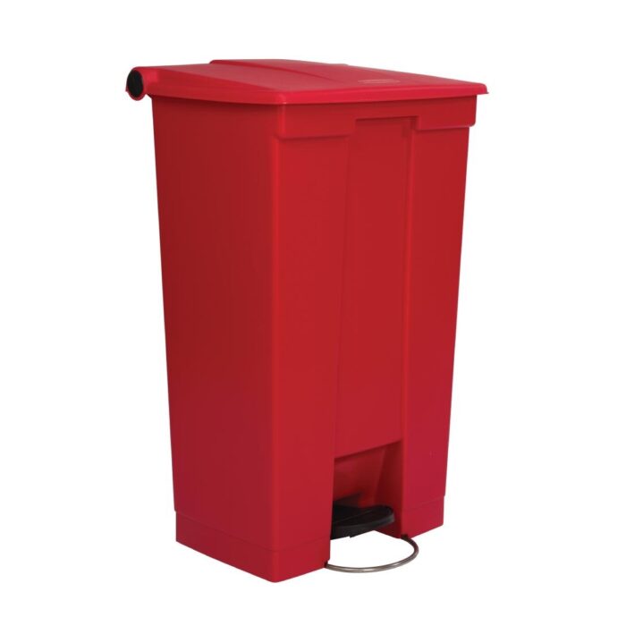 Rubbermaid Red Step On Container 87Ltr
