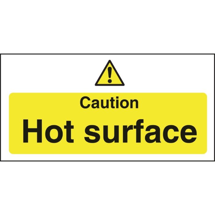 Vogue Caution Hot Surface Sign