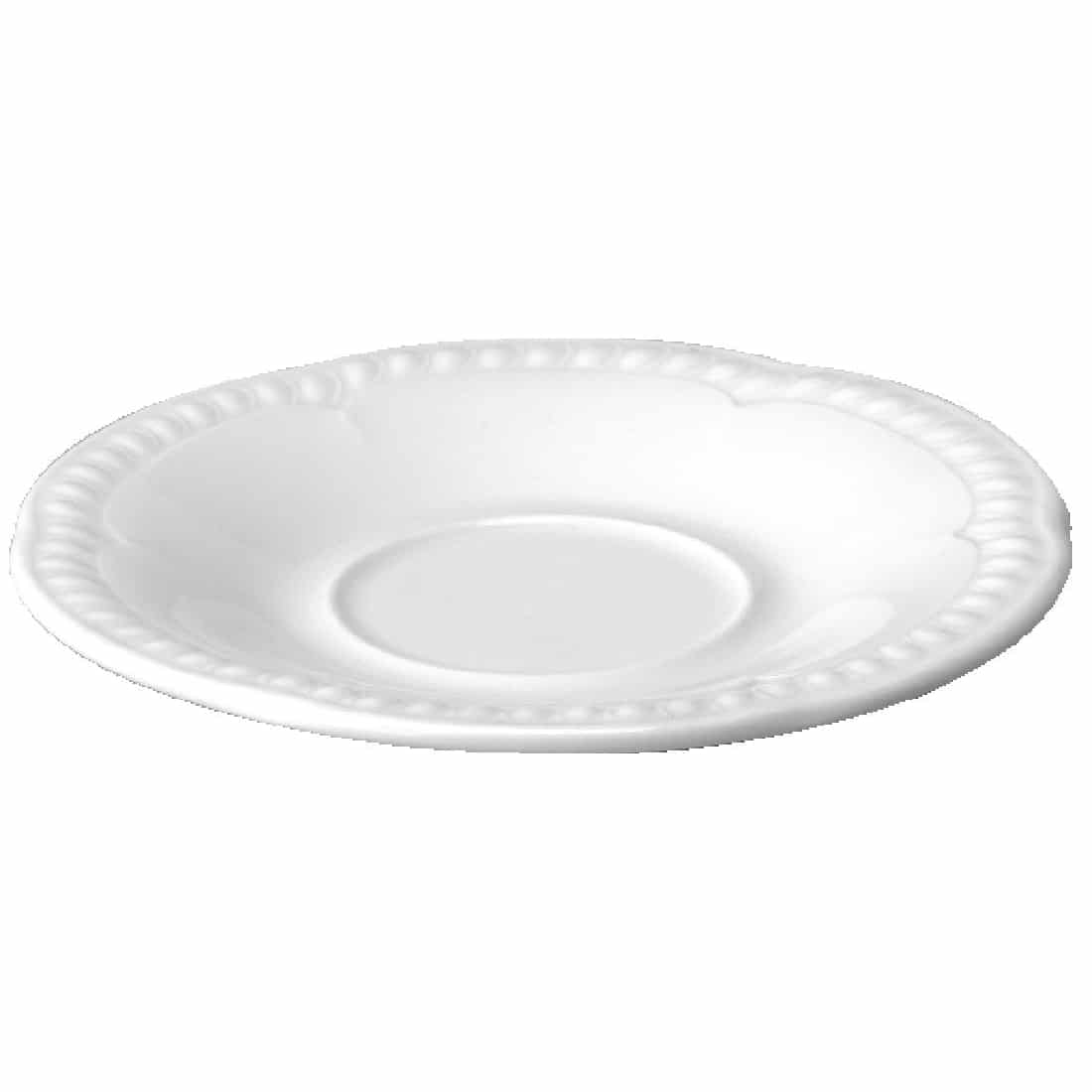 Churchill Buckingham White Saucers 133mm