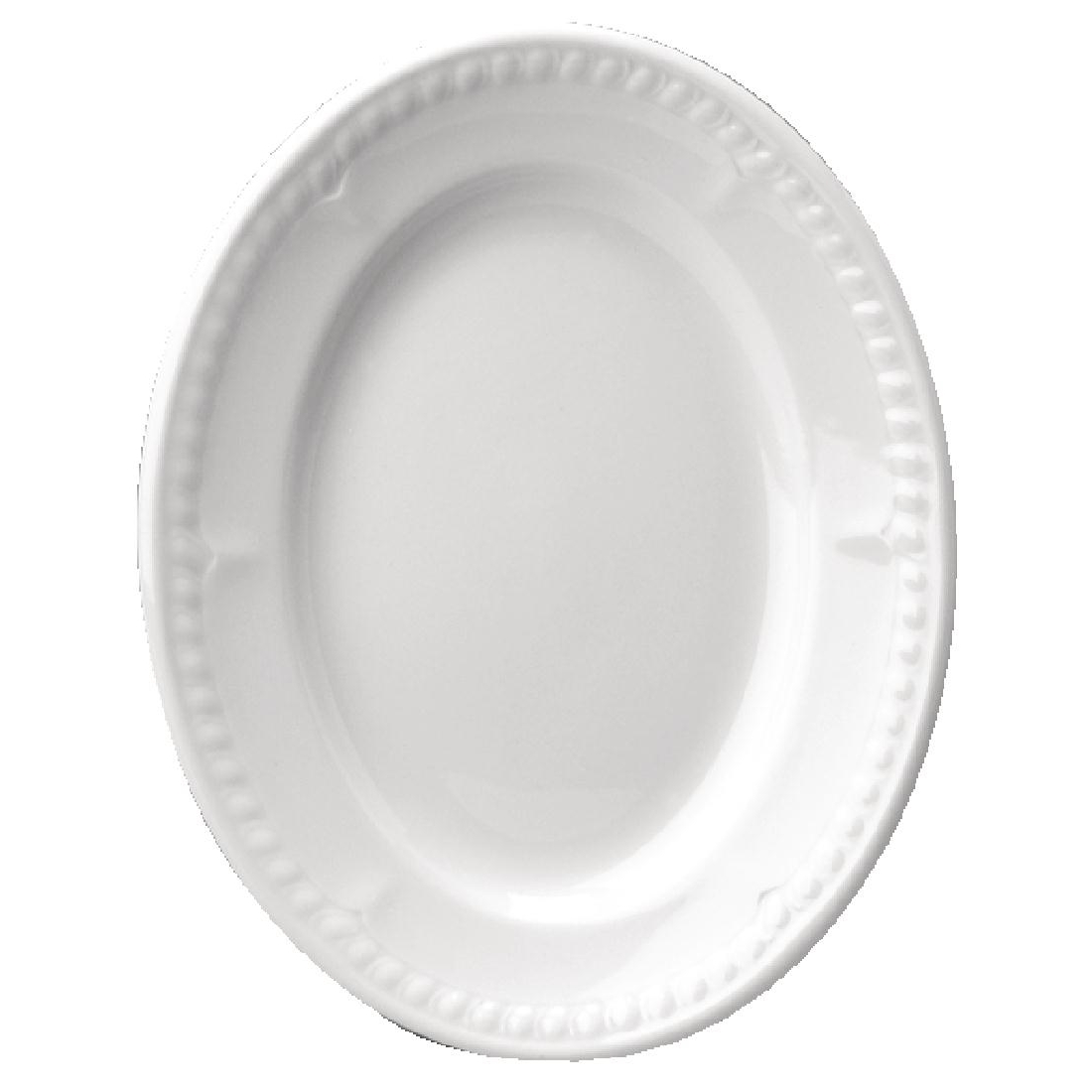 Churchill Buckingham White Oval Platters