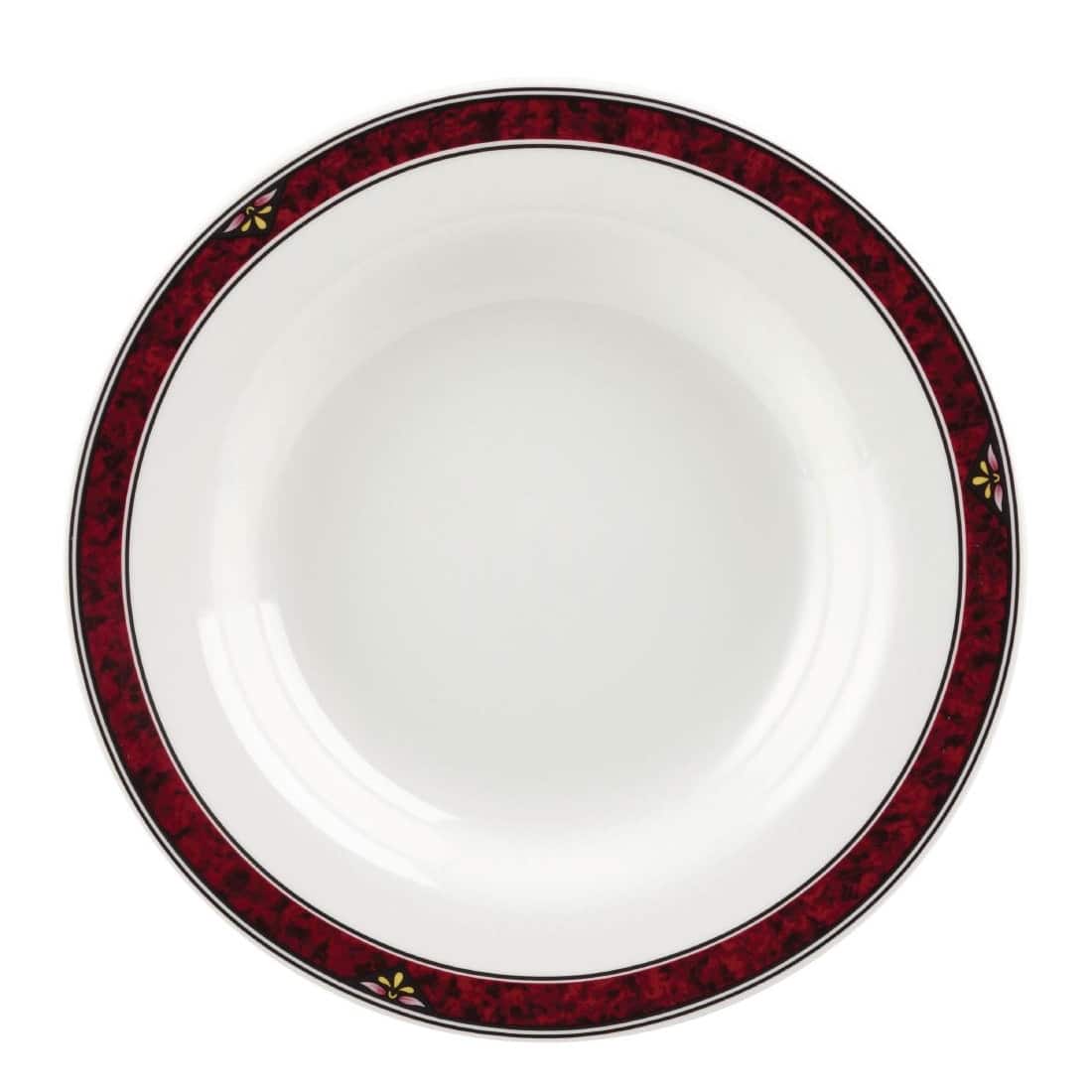 Churchill Milan Classic Rimmed Soup Bowls 230mm