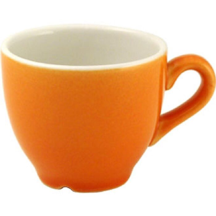 Churchill New Horizons Colour Glaze Espresso Cups Orange 85ml
