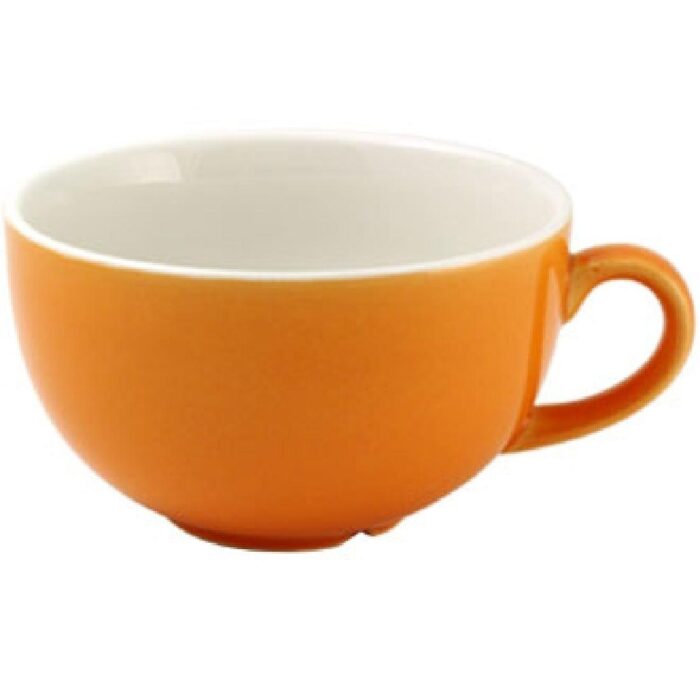 Churchill New Horizons Colour Glaze Cappuccino Cups Orange 199ml