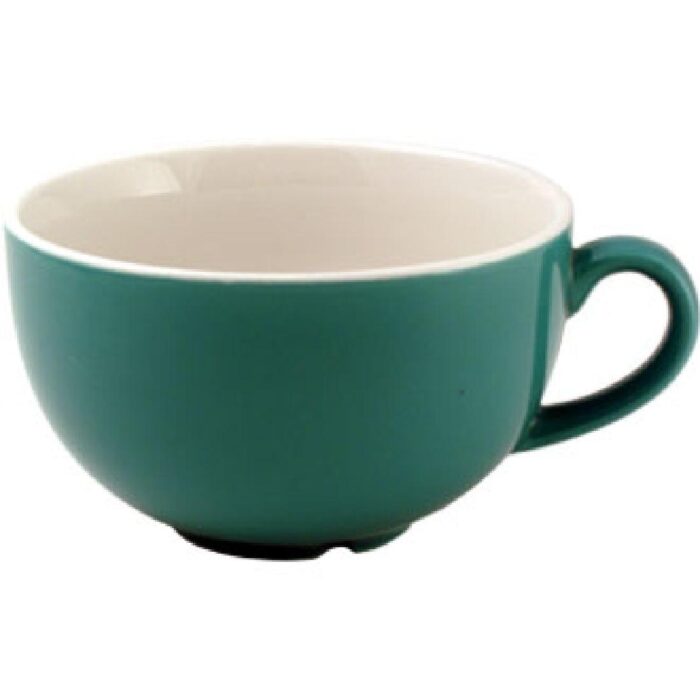 Churchill New Horizons Colour Glaze Cappuccino Cups Green 284ml