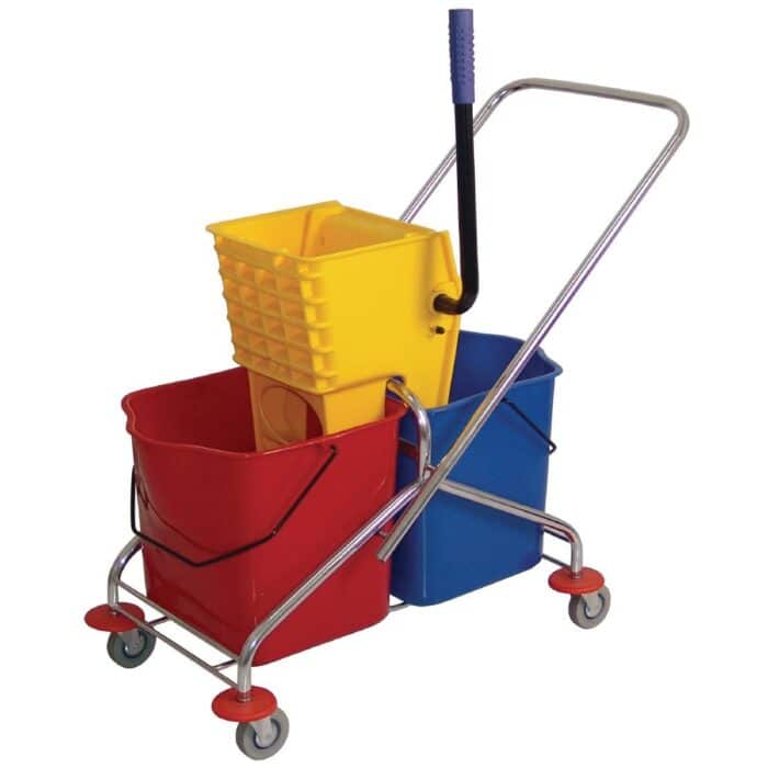 Jantex Dual Bucket Mop Wringer with Frame