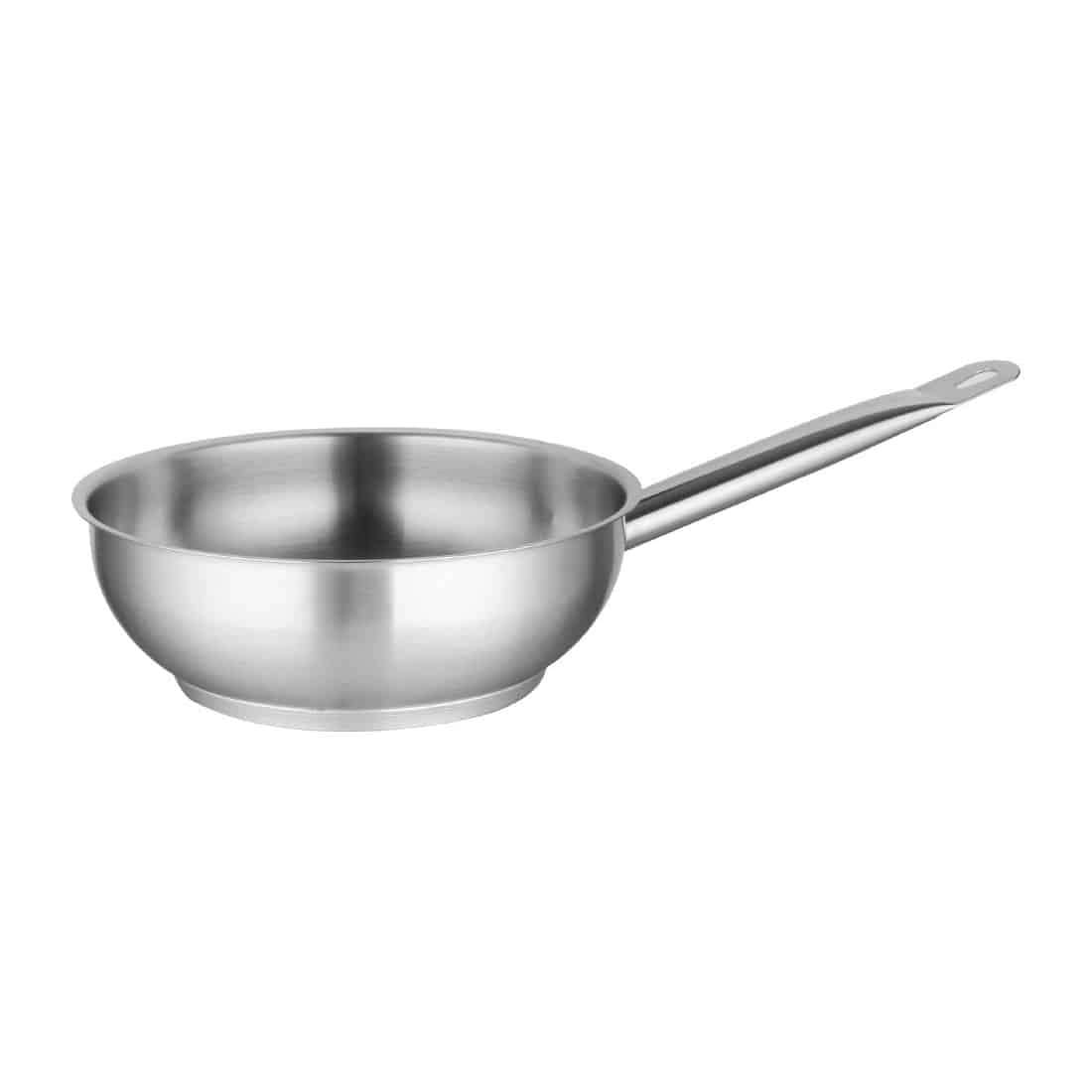 Vogue Stainless Steel Saute Pan 200mm