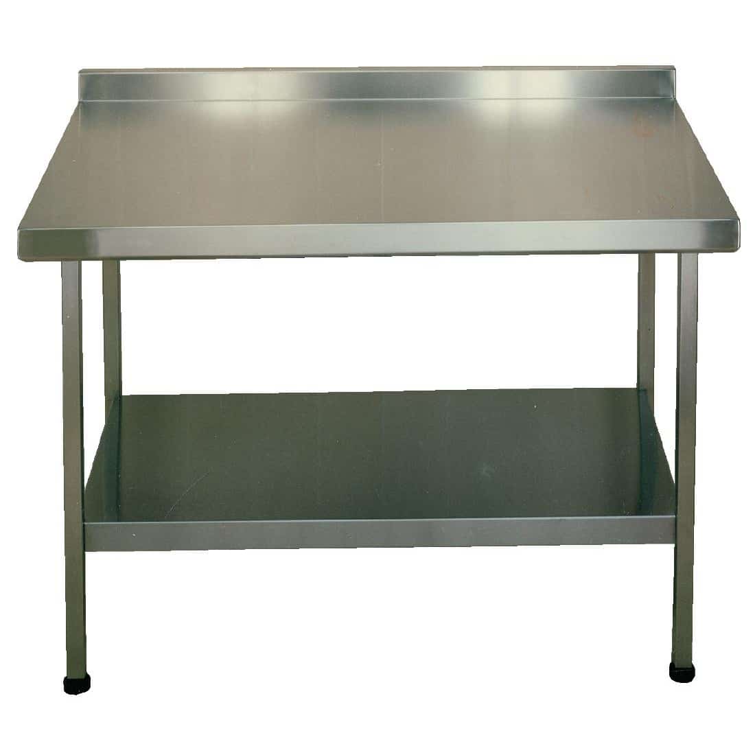 Franke Sissons Stainless Steel Wall Table with Upstand 1500x650mm