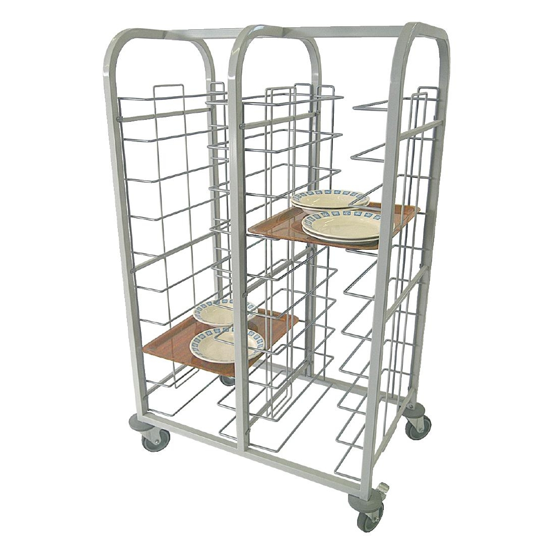 Craven Steel Self Clearing Trolley Double
