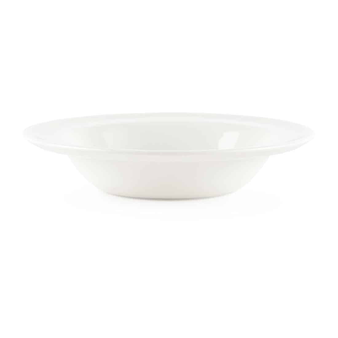 Churchill Whiteware Rimmed Fruit Bowls 190ml