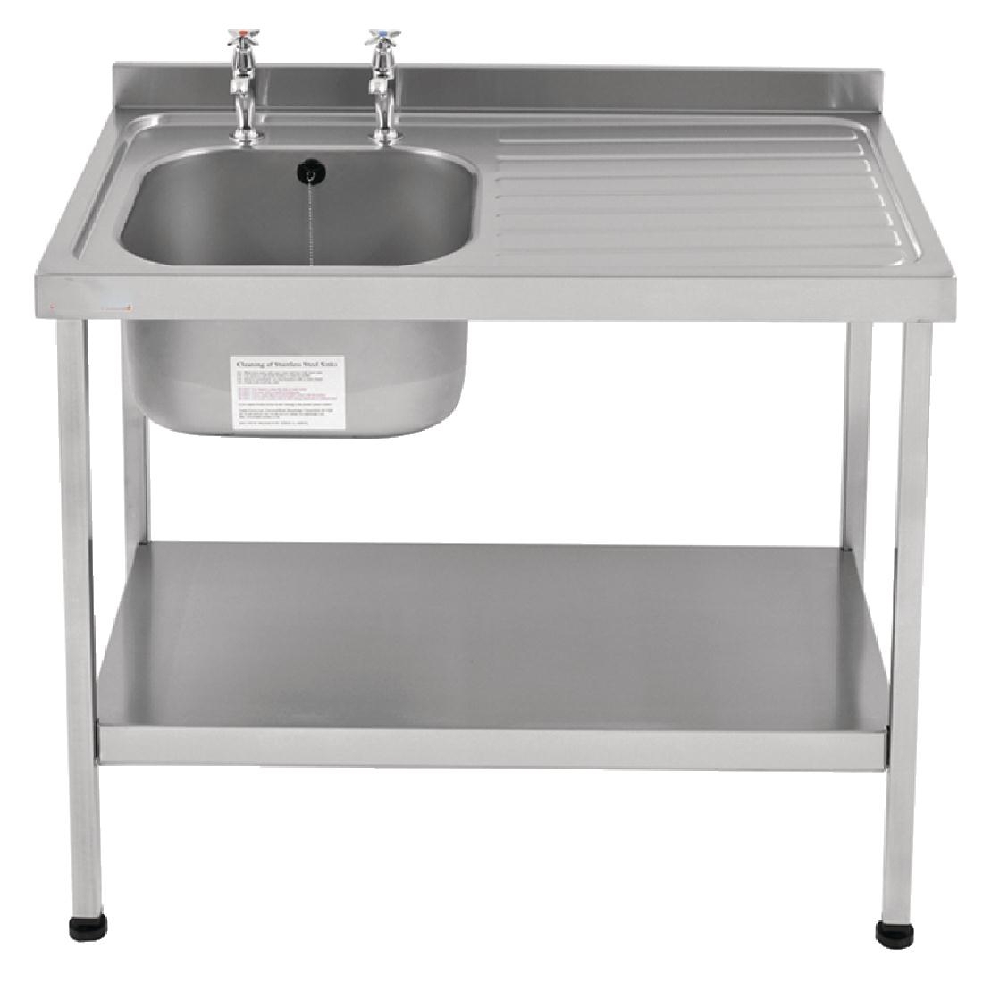 Franke Sissons Self Assembly Stainless Steel Sink Right Hand Drainer 1200x600mm
