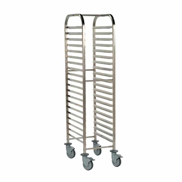 Bourgeat Full Gastronorm Racking Trolley 20 Shelves