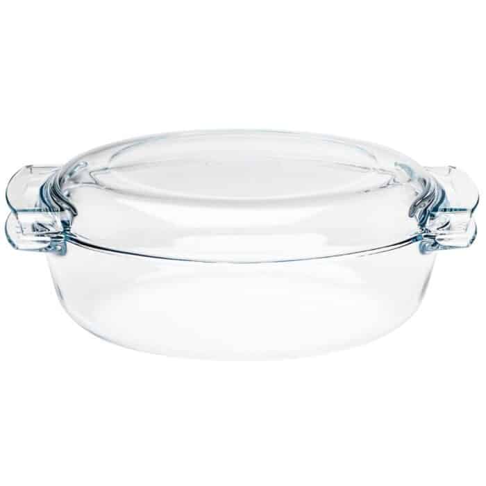 Pyrex Oval Glass Casserole Dish 4.5Ltr