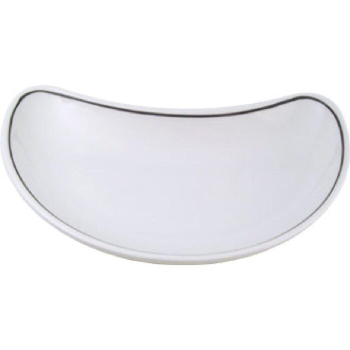 Churchill Black Line Crescent Salad Plates 202mm