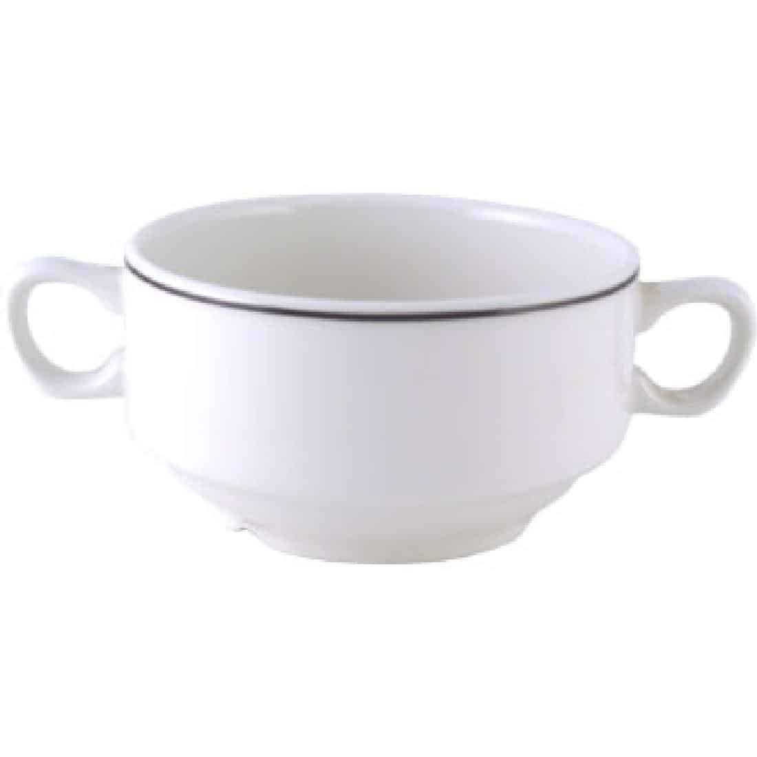 Churchill Black Line Soup Bowls 398ml