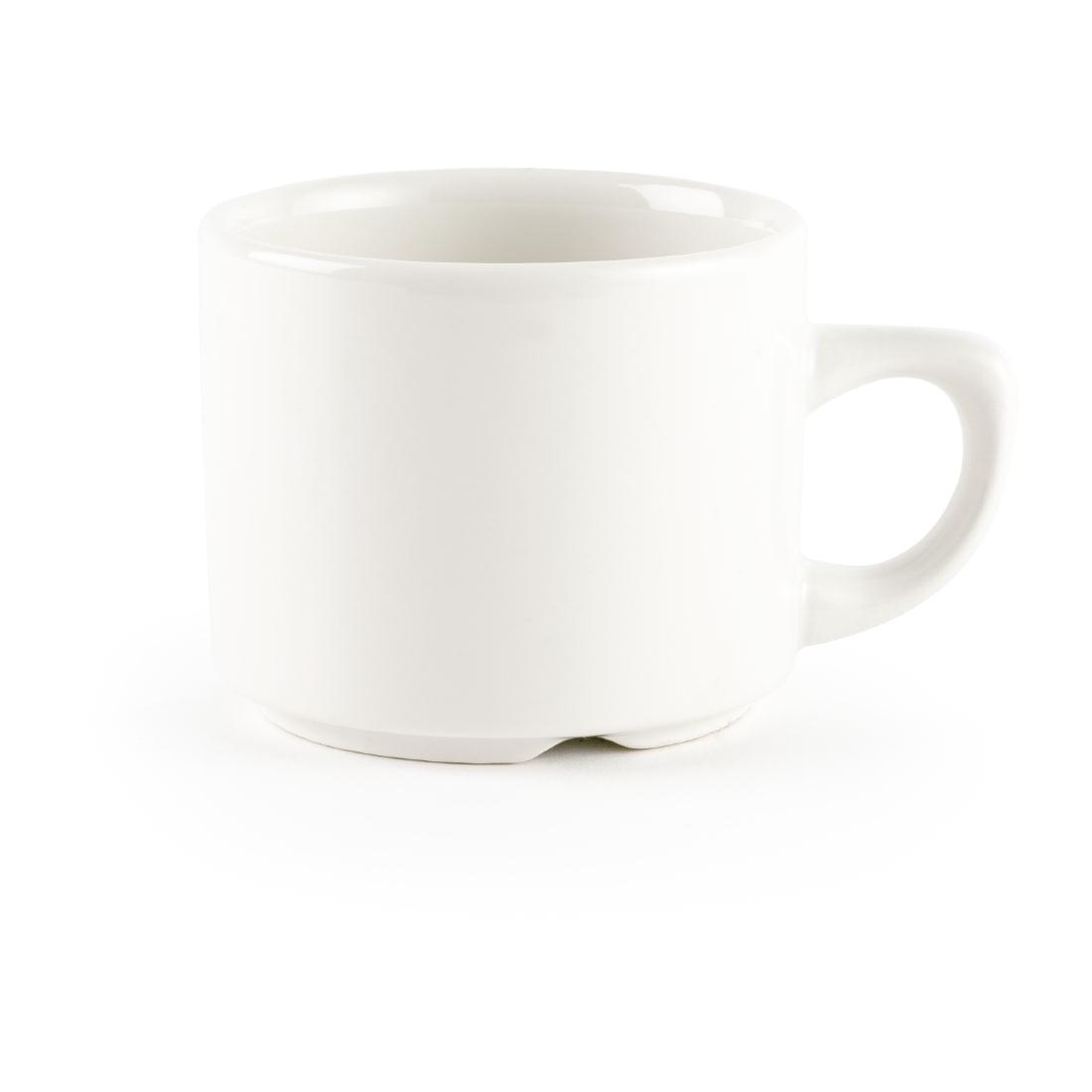 Churchill Whiteware Stackable Maple Espresso Cups 114ml
