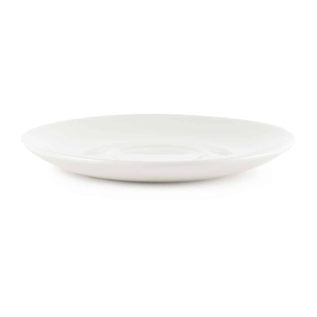 Churchill Plain Whiteware Saucers 160mm