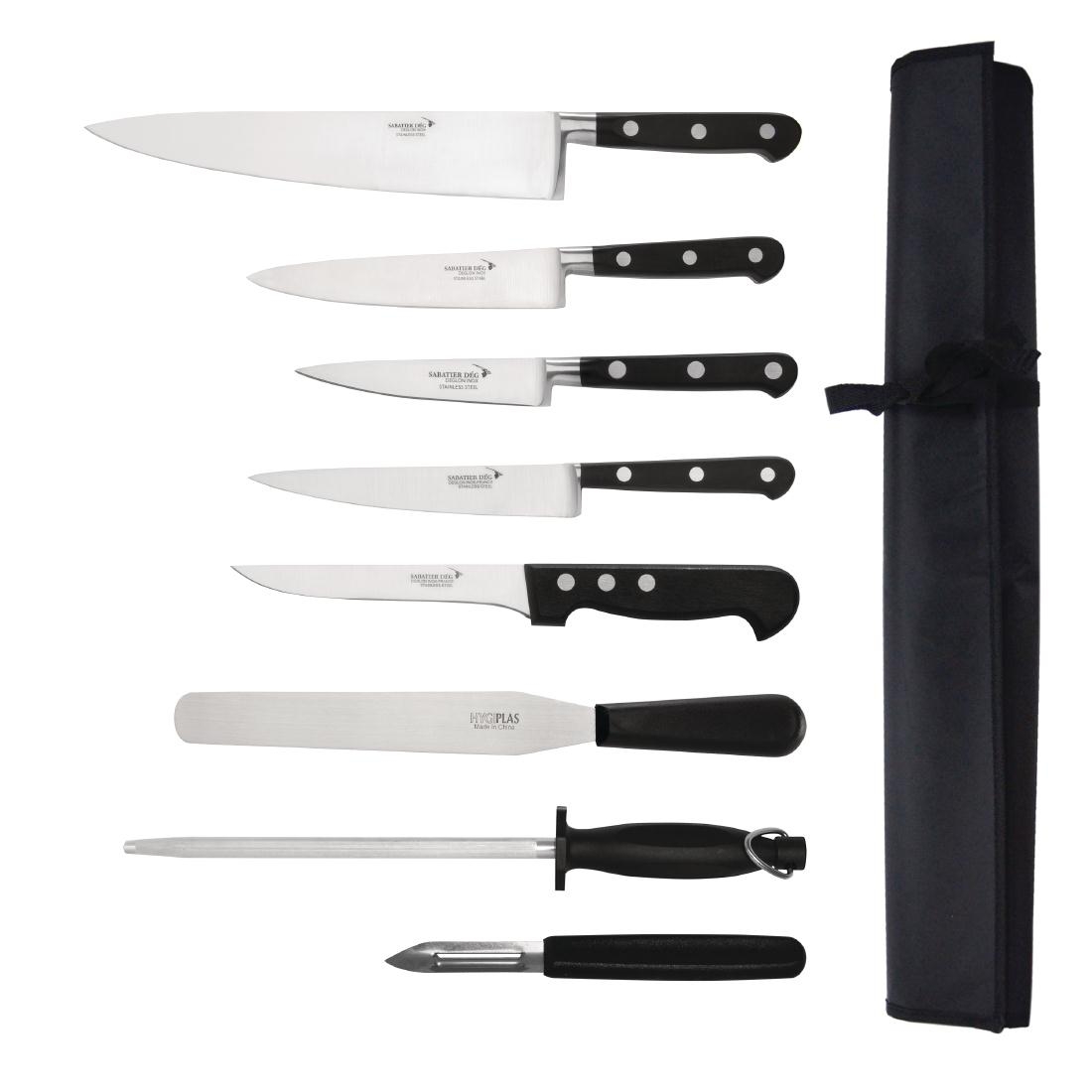 Deglon Sabatier 8 Piece Chefs Knife Set