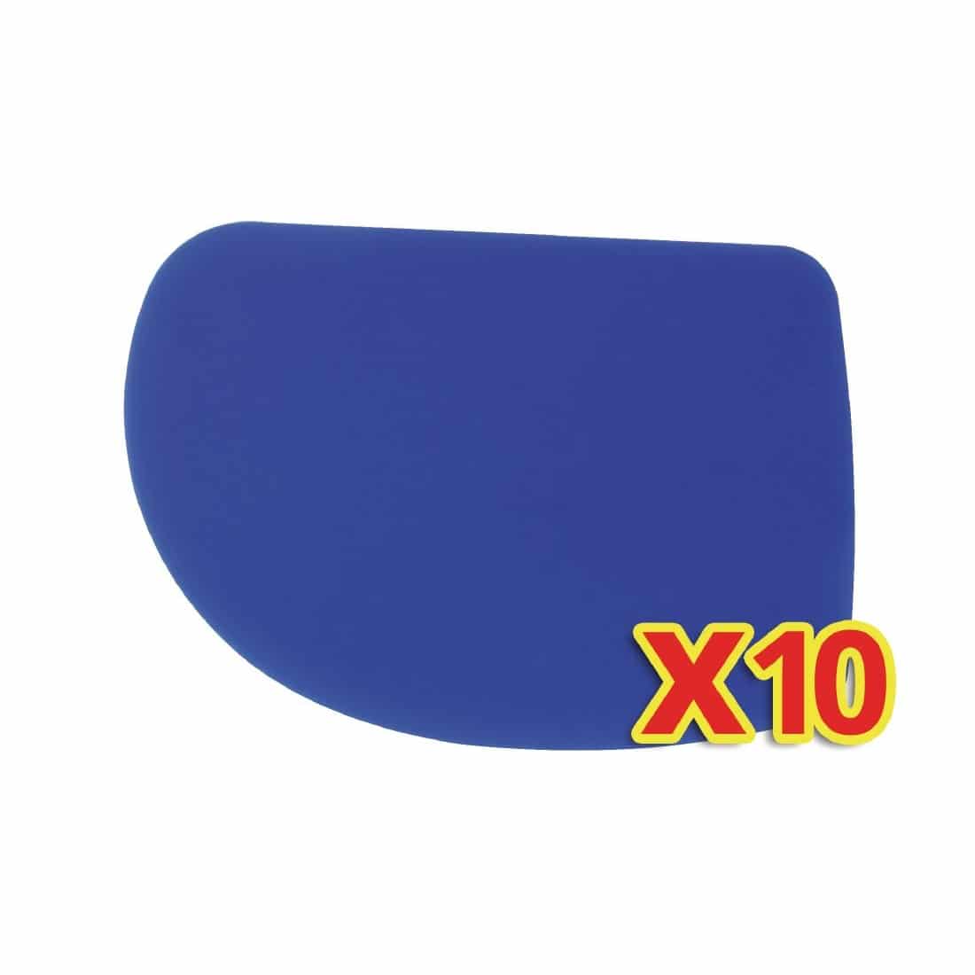 Bulk Buy Pack of 10 Plastic Scrapers