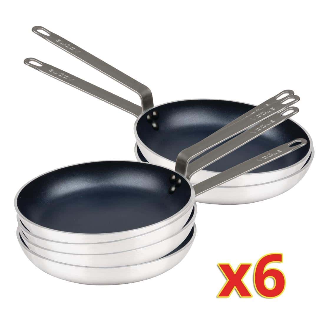 Bulk Buy Pack of 6 Vogue Non-Stick Frypans