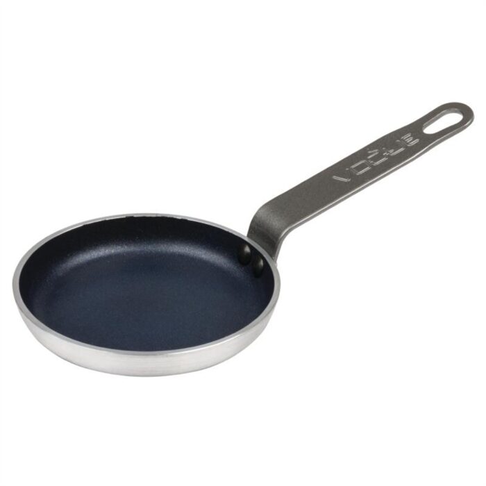 Vogue Non Stick Teflon Aluminium Blinis Pan 150mm