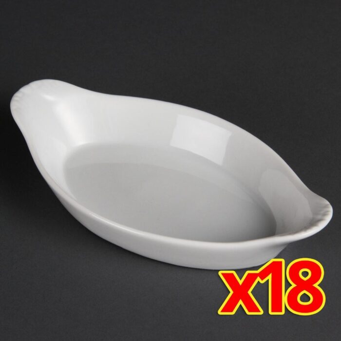 Bulk Buy Pack of 18 Olympia Oval Dishes 215ml