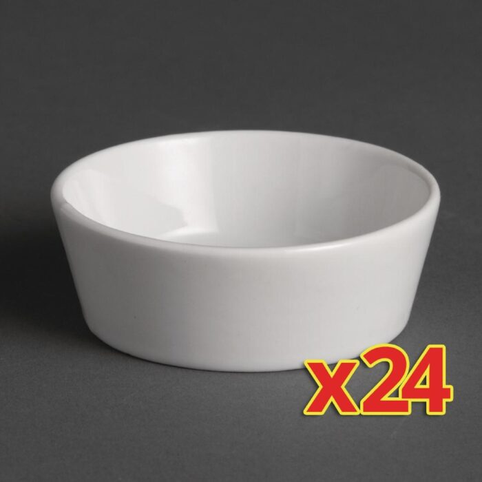 Bulk Buy Pack of 24 Olympia Miniature Circle Dishes