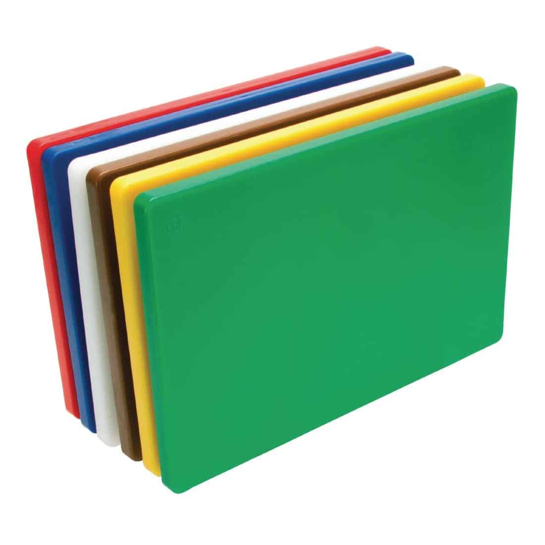 Hygiplas Thick Low Density Chopping Board Set