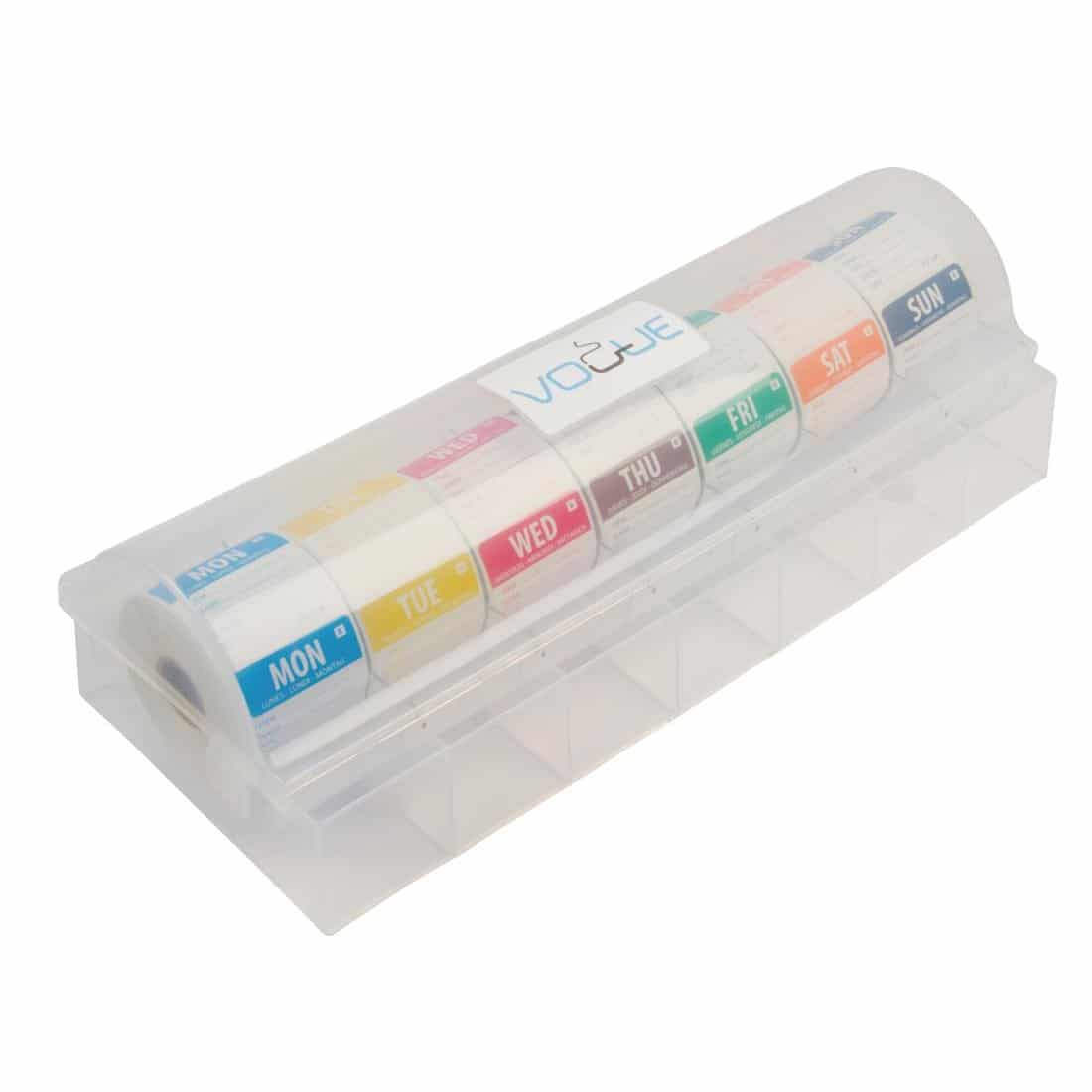 Removable Colour Coded Food Labels with 2" Dispenser