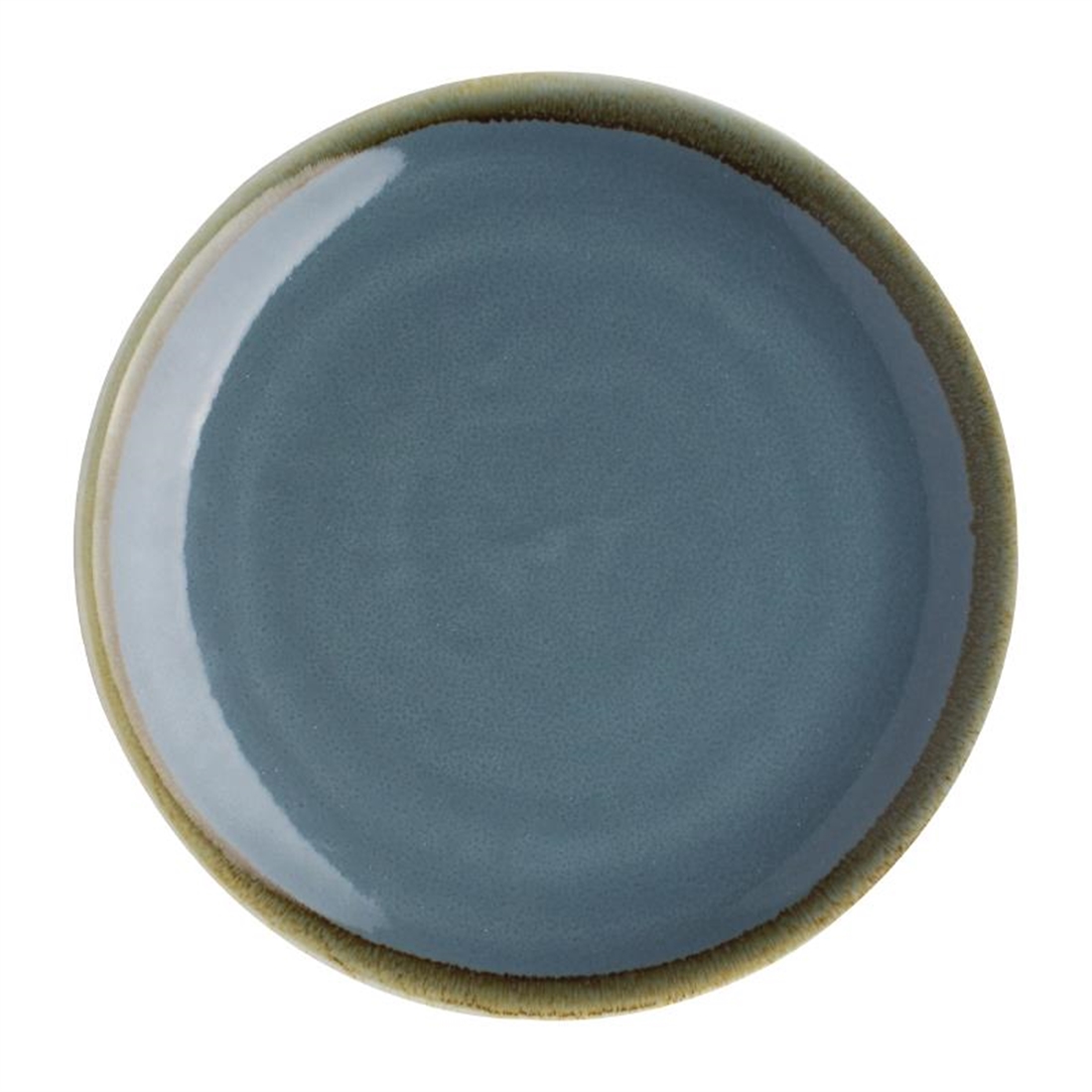 Olympia Kiln Round Coupe Plate Ocean 230mm