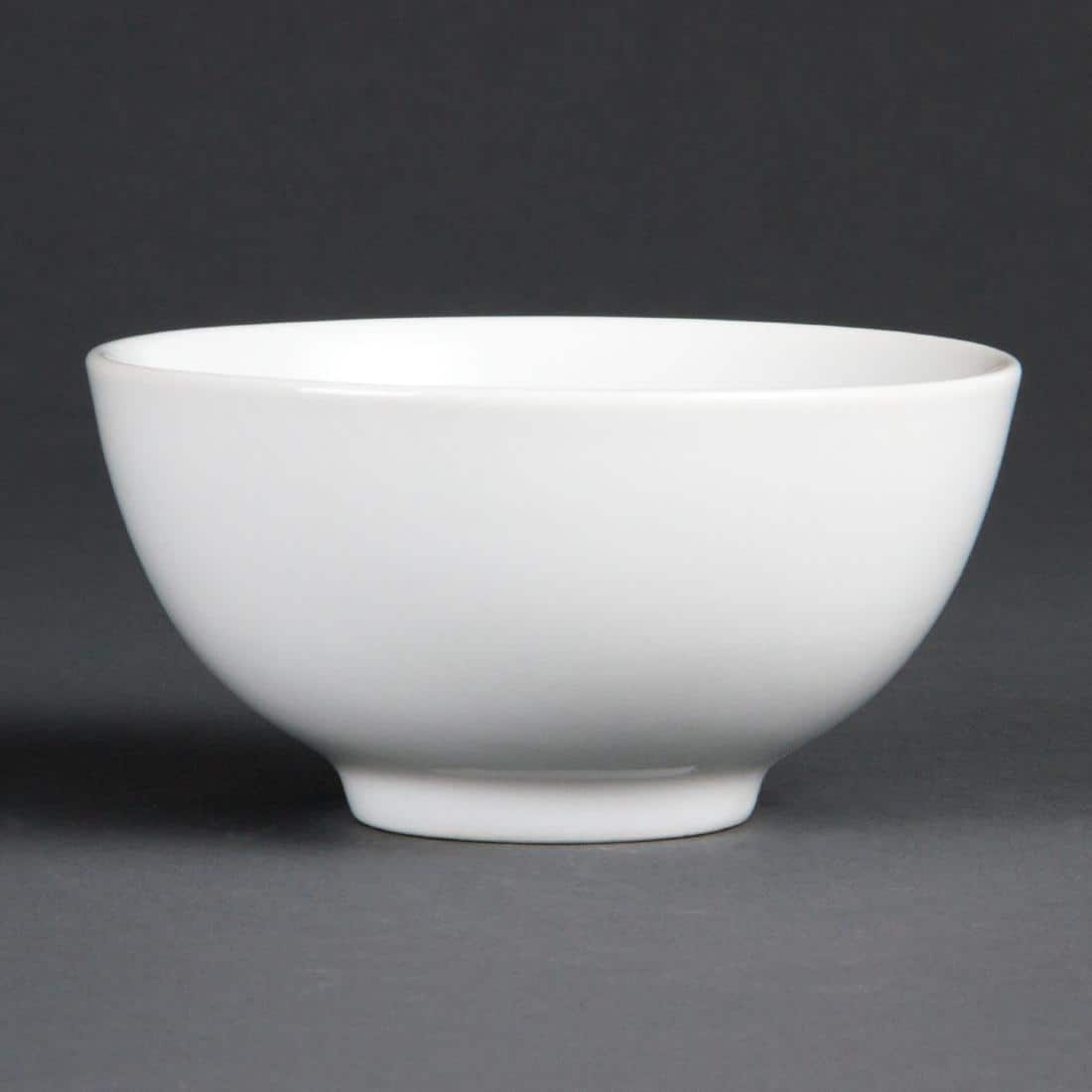 Bulk Buy Pack of 24 Olympia Whiteware Rice Bowls 130mm