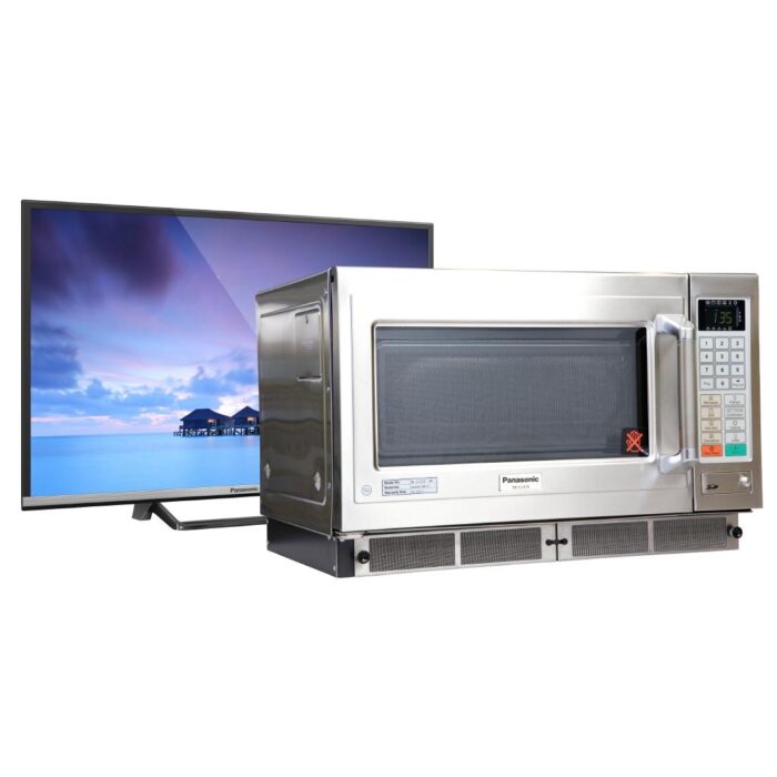 Panasonic 1800W Combination Microwave Grill NE-C1275 with FREE 32" LED TV
