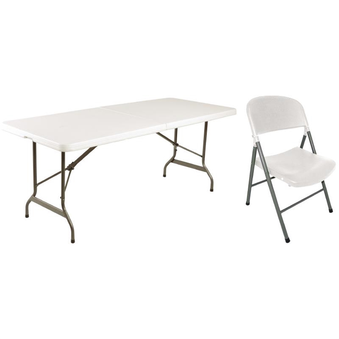 Special Offer Bolero 6ft Centre Folding Table with Six Folding Chairs
