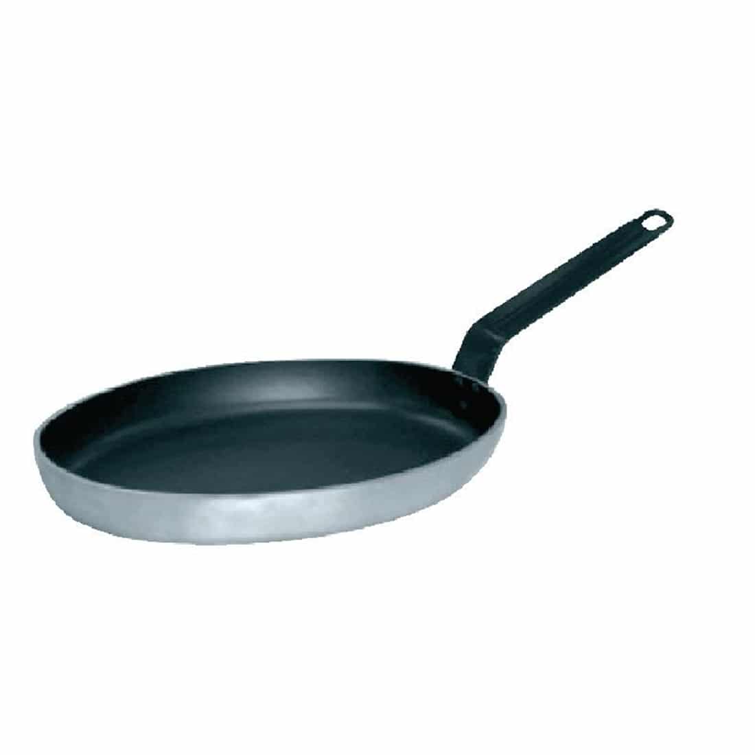 Vogue Non Stick Teflon Aluminium Oval Frying Pan 360mm